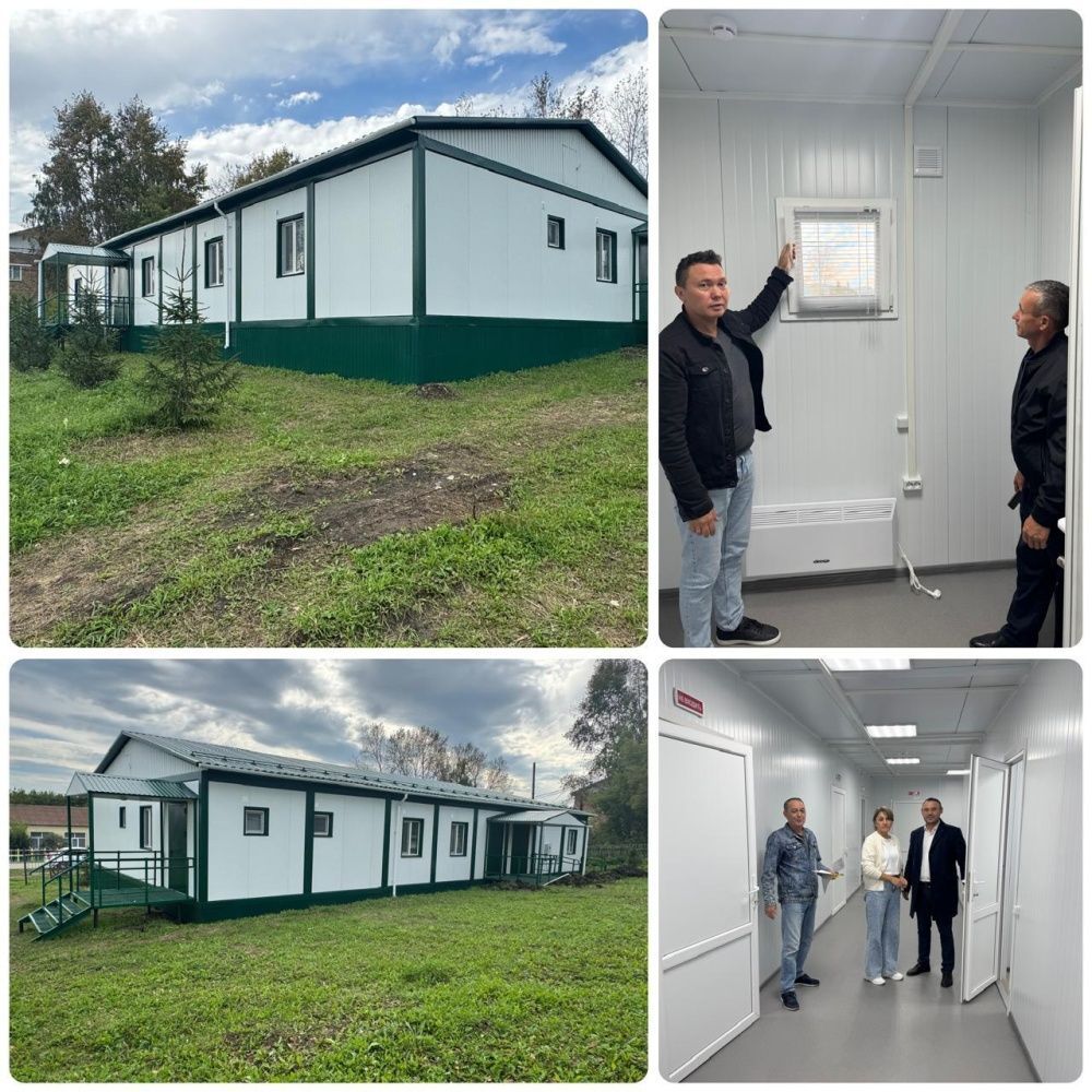 Итоговый осмотр новой врачебной амбулатории в селе Турналы