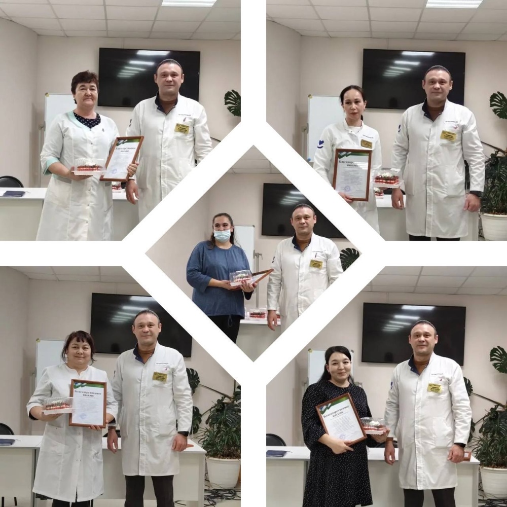 Сегодня на утренней оперативке поздравили с предстоящим Днём многодетной семьи сотрудников больницы