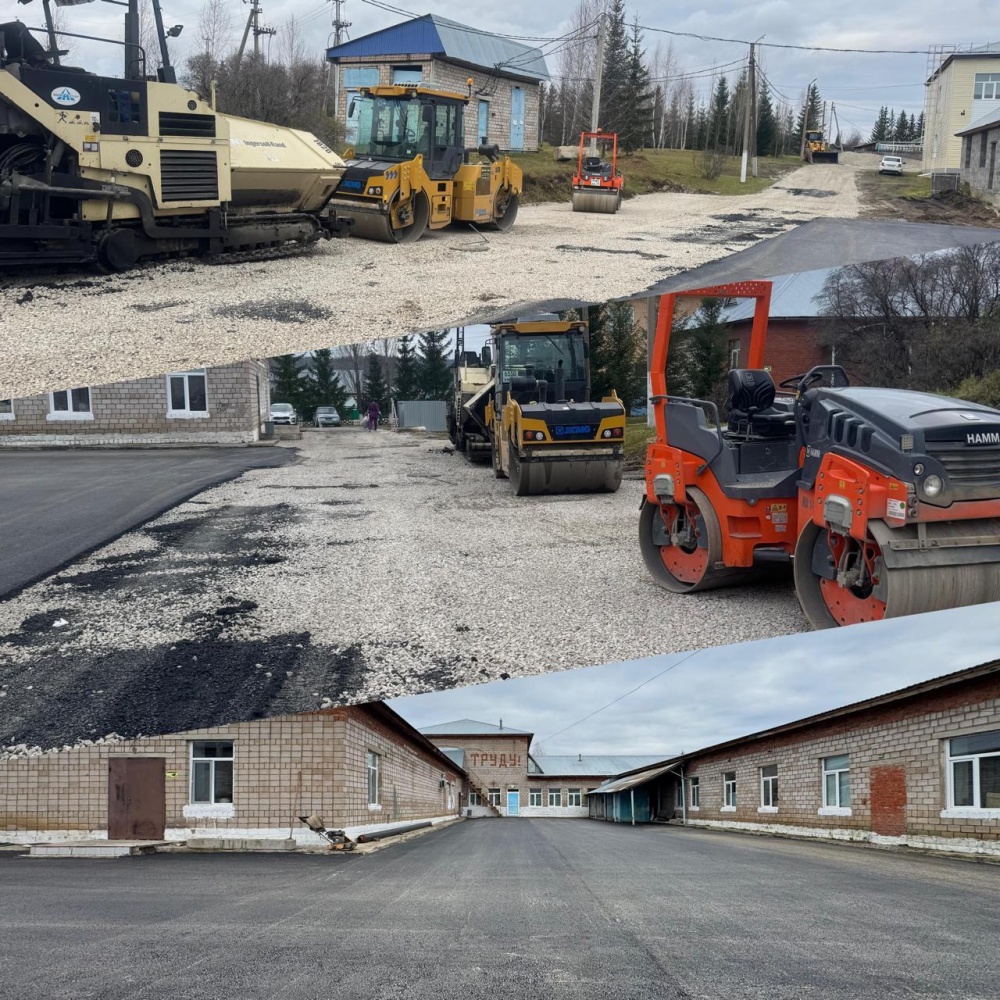 Территория Малоязовской больницы продолжает преображается